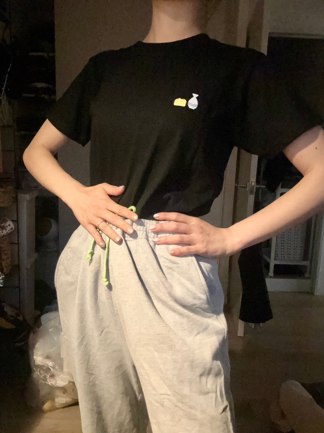 だし巻き玉子×日本酒Tシャツ