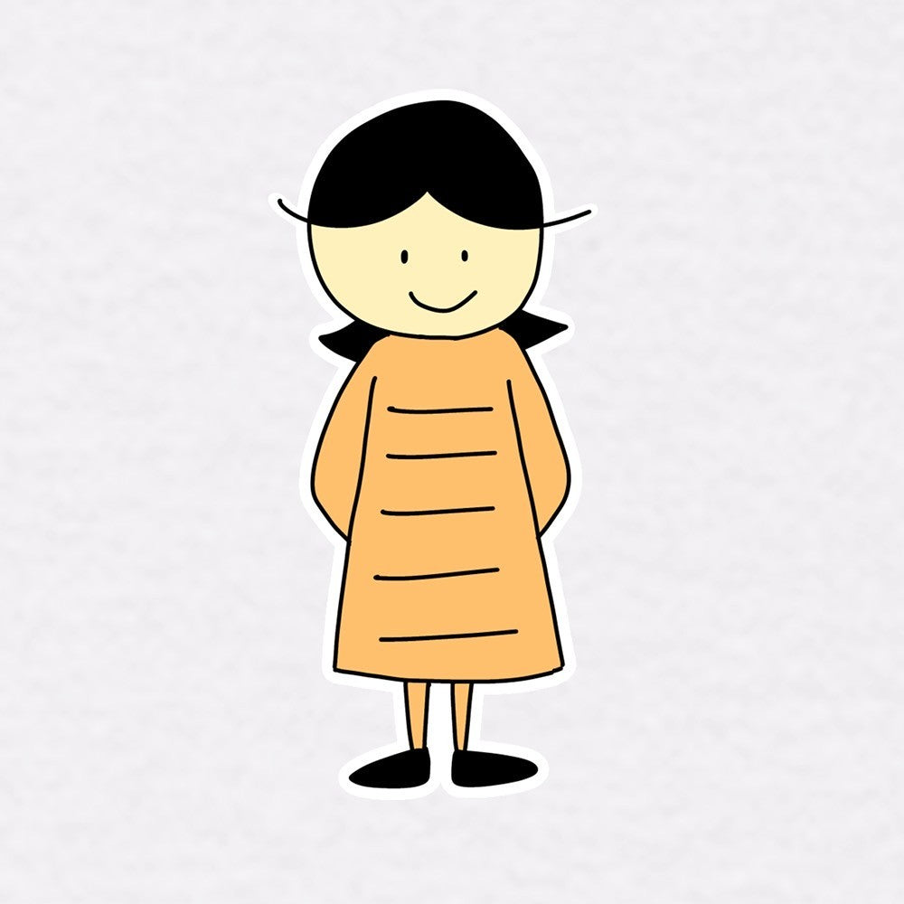 稲イラストTシャツ　ホワイト