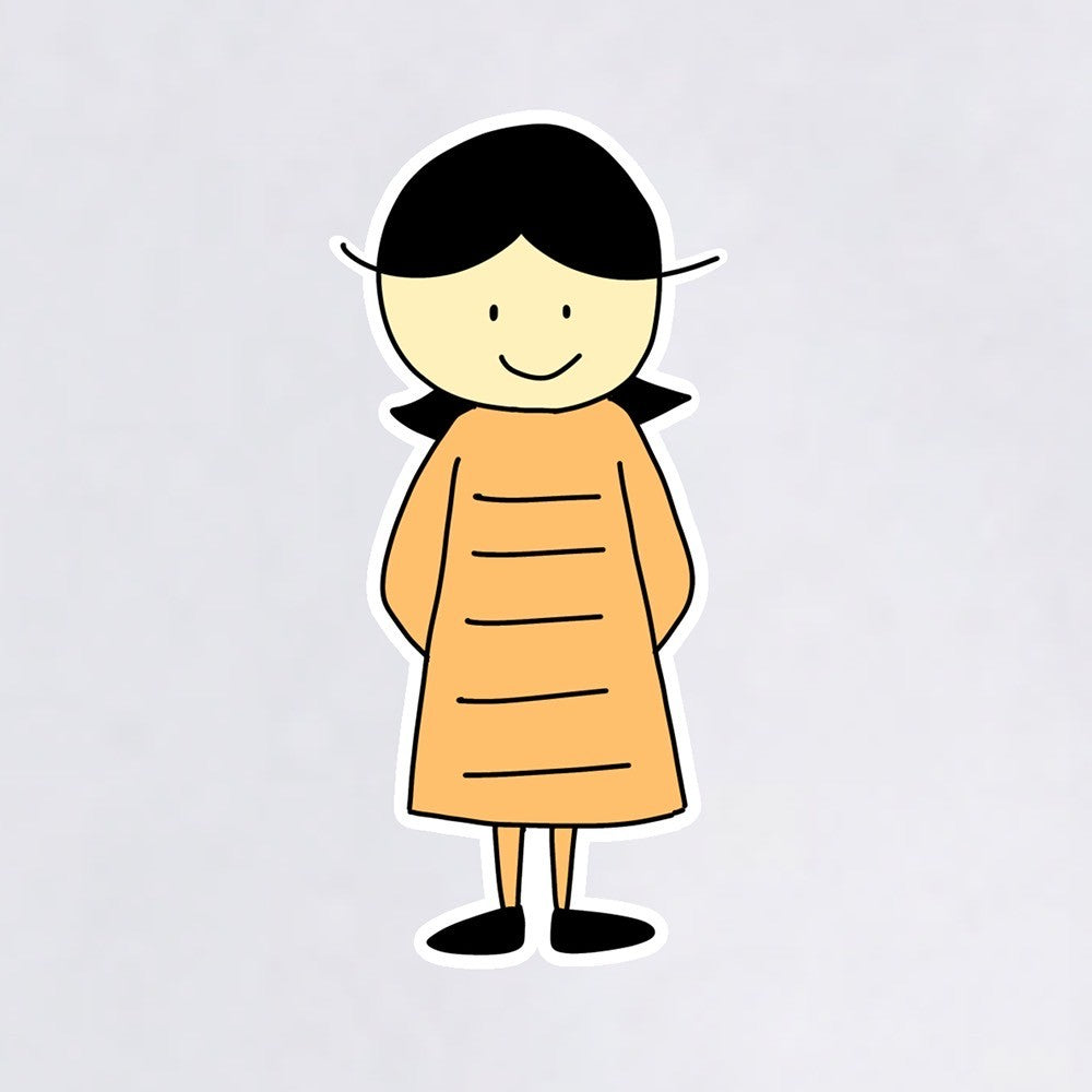 稲イラストパーカー　ホワイト