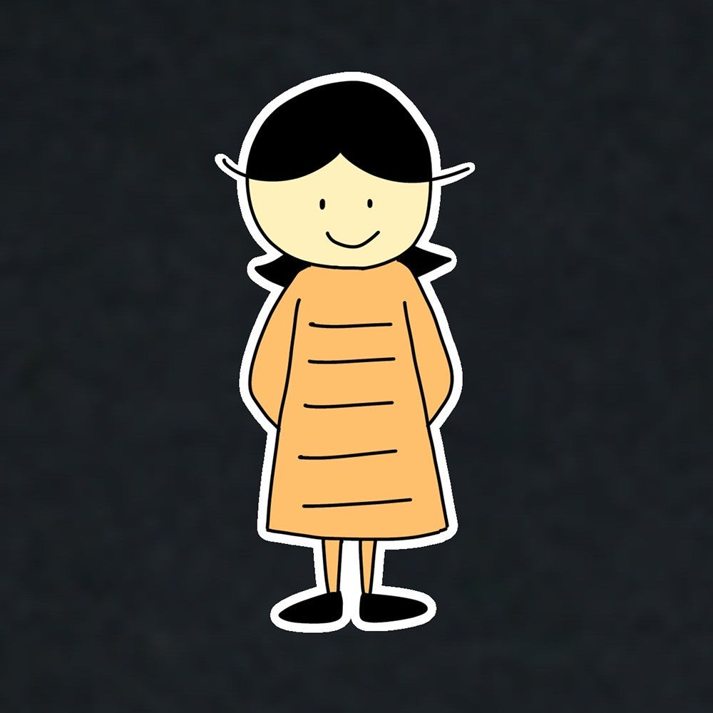 稲イラストパーカー　ブラック