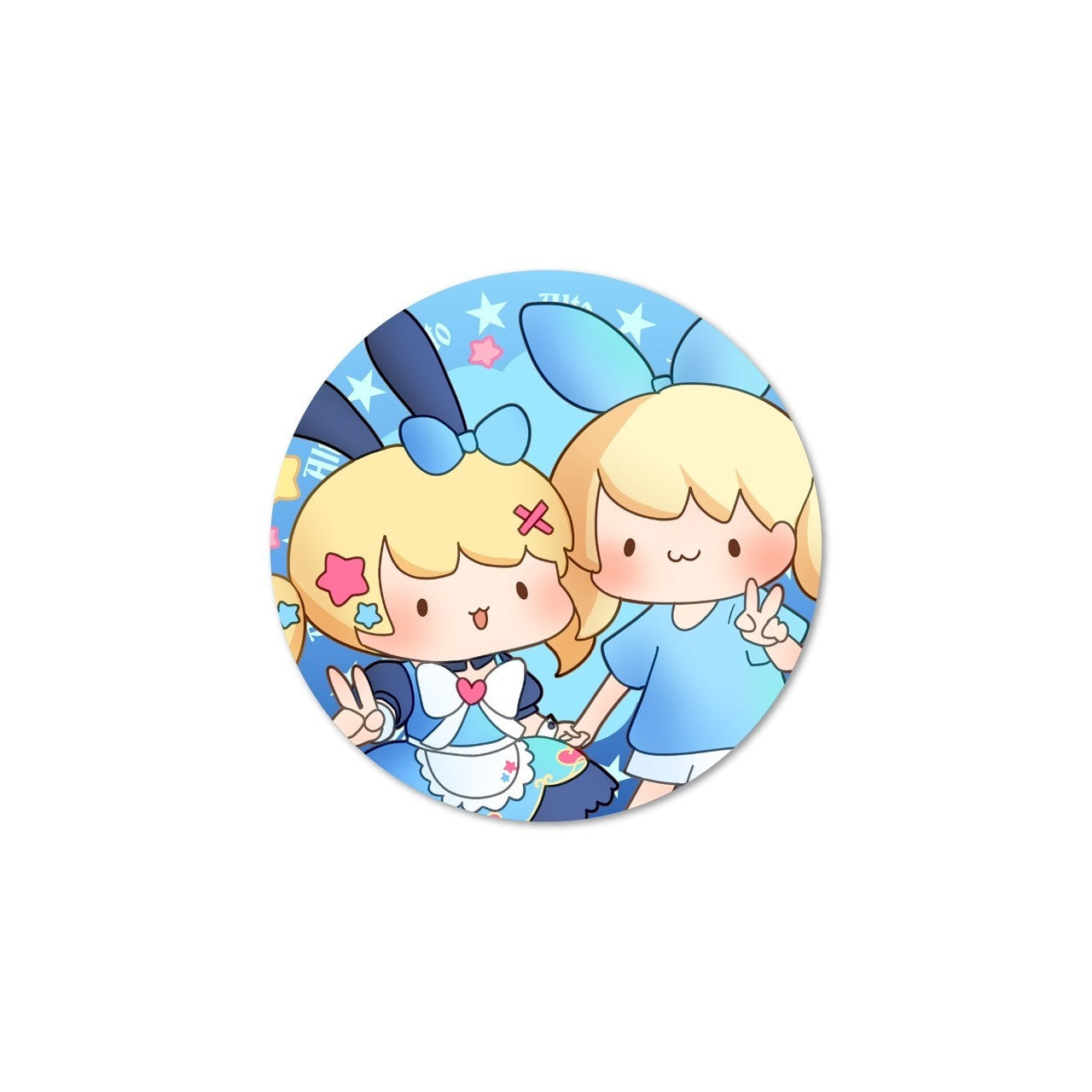 ゆるアルちゃん2人ver缶バッジ(送料無料)