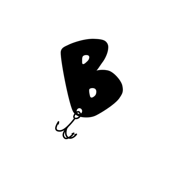Bカッティング ステッカー(ブラック)