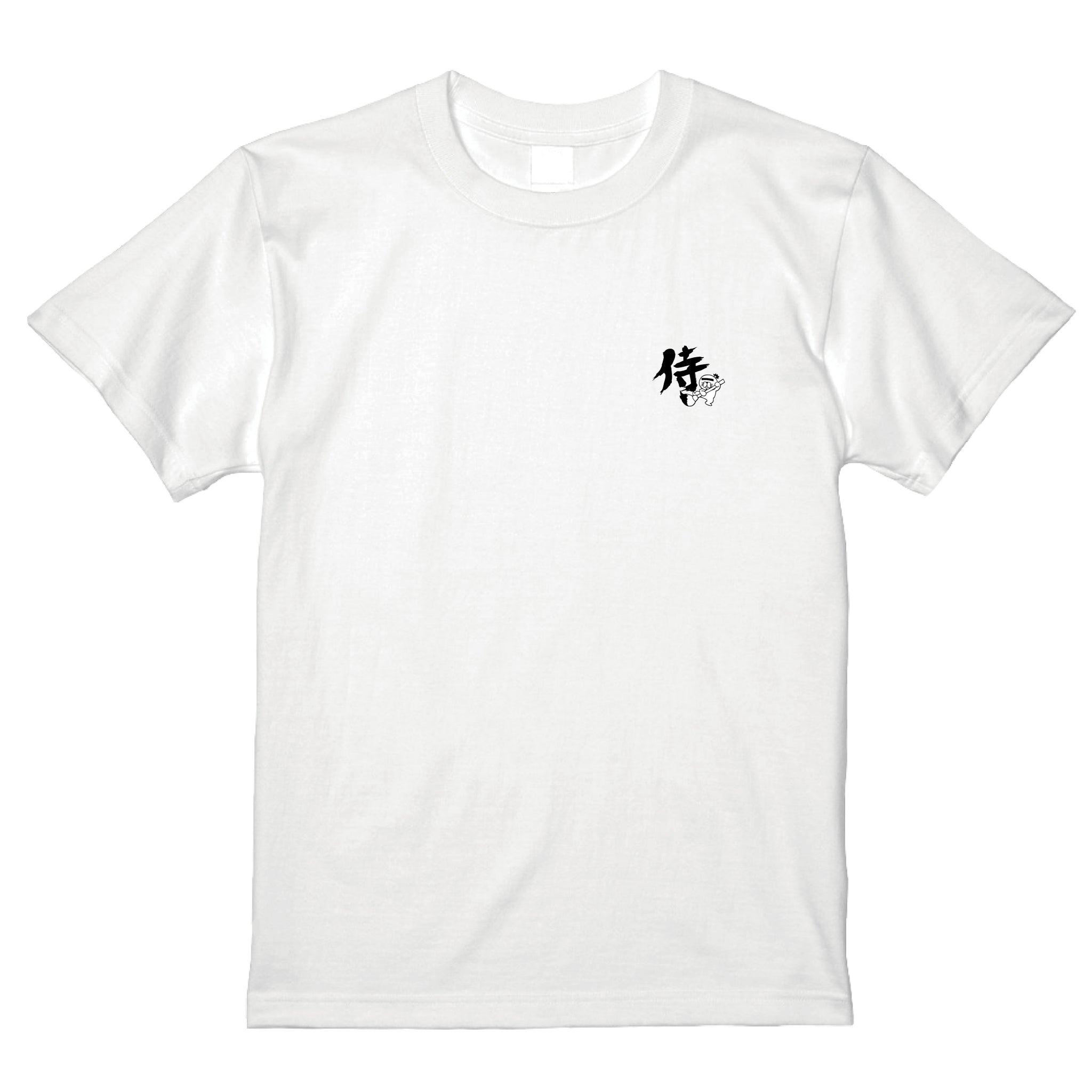 ワンポイントらっこ侍Tシャツ