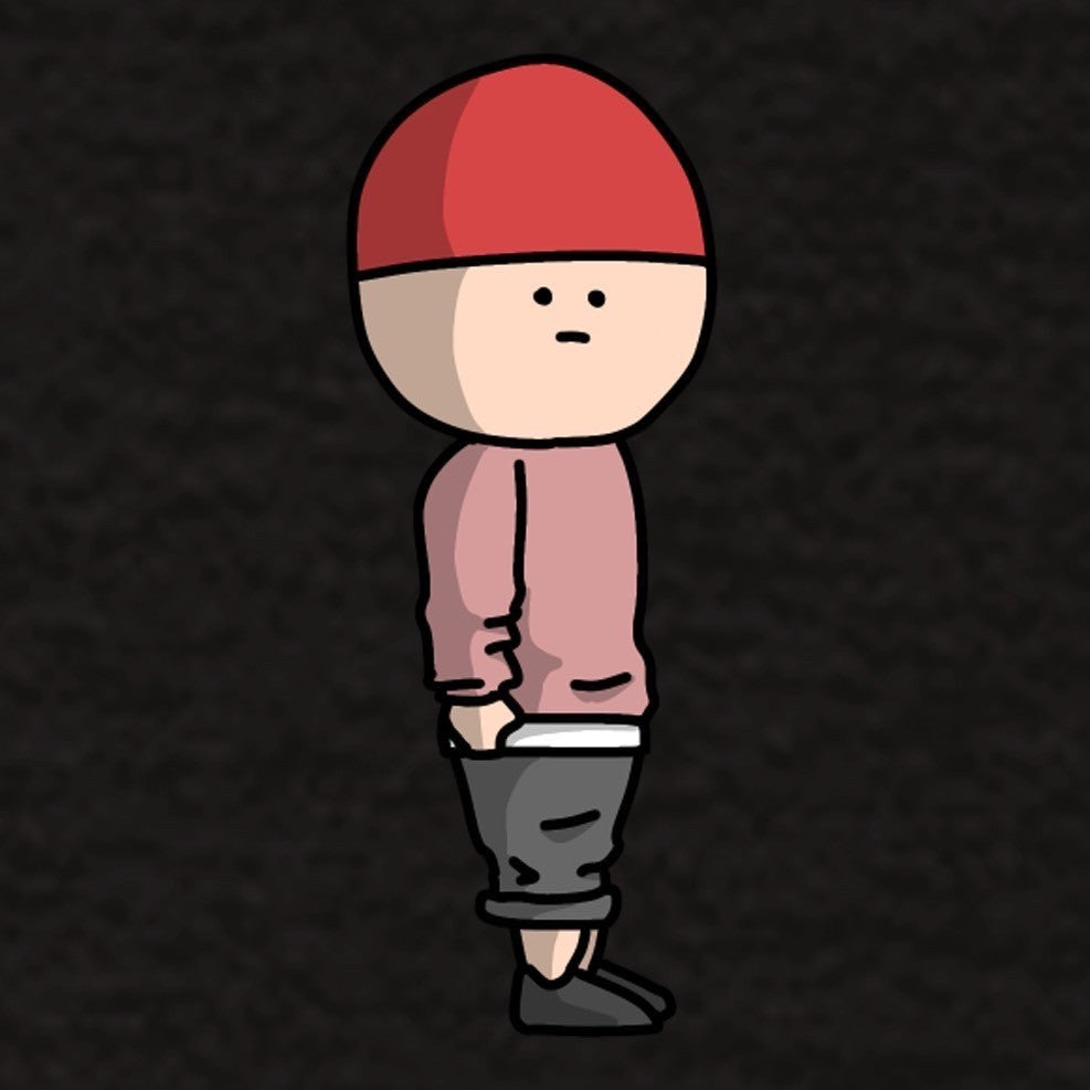 こっち見んなTシャツ