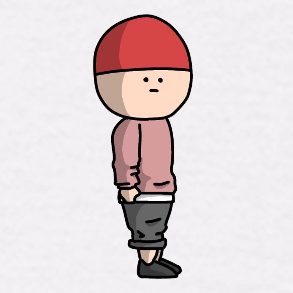 こっち見んなTシャツ
