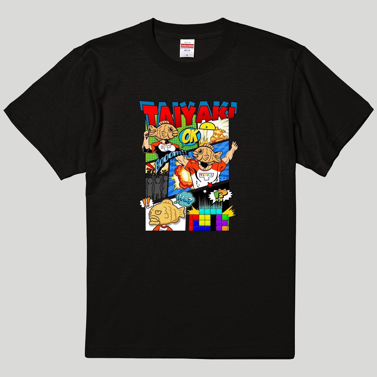 漫画風イラストTシャツ