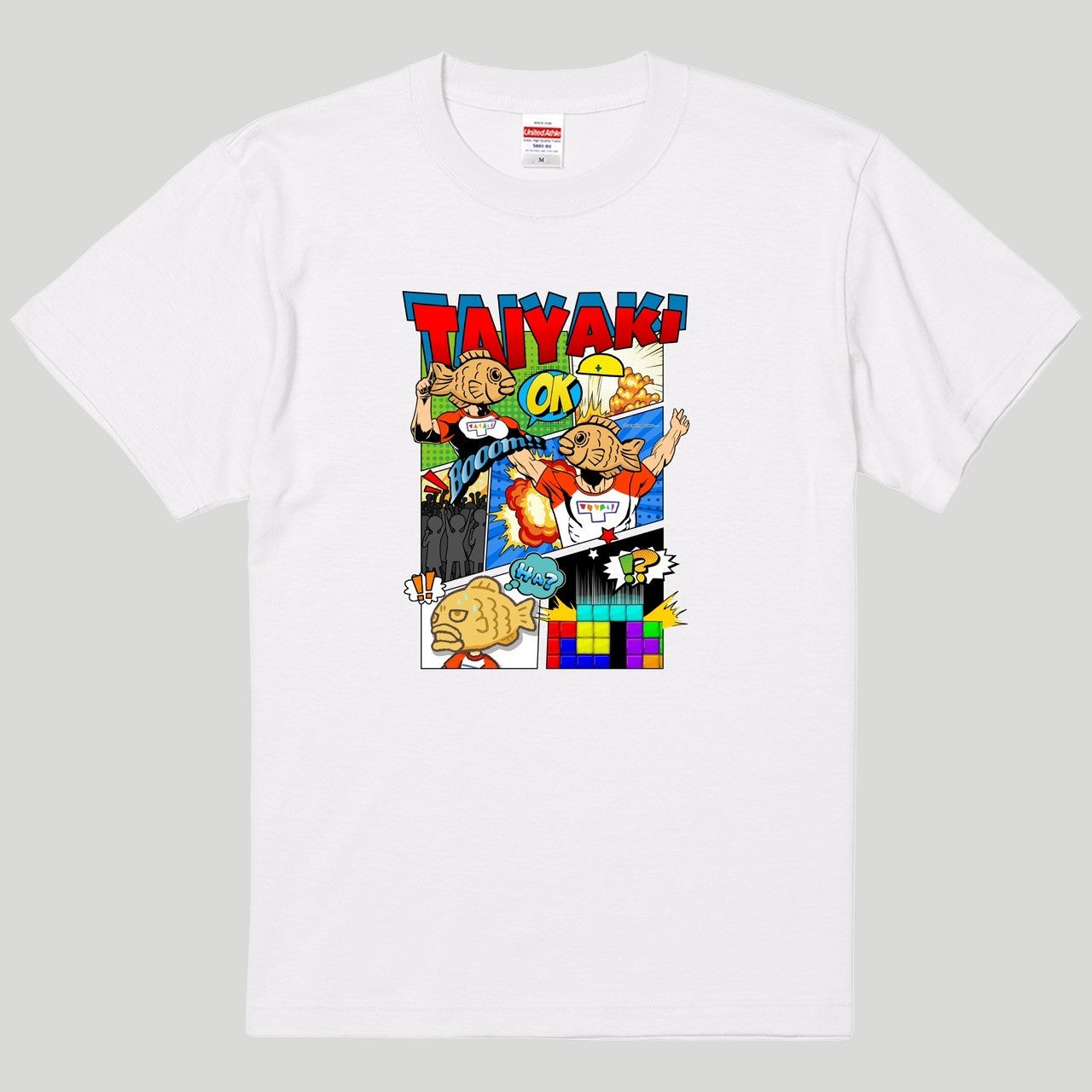 漫画風イラストTシャツ
