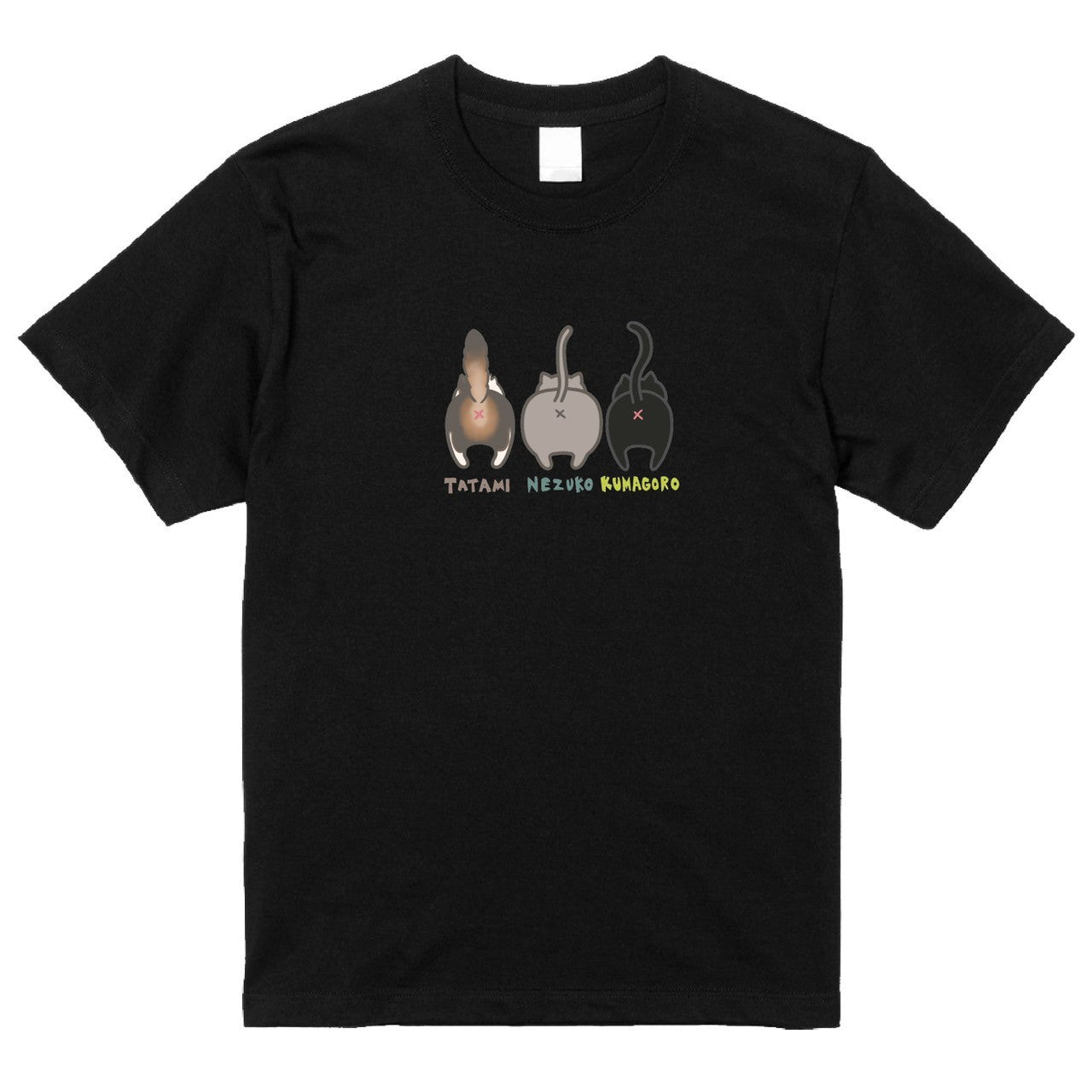 ニャンコおちり大集合Tシャツ