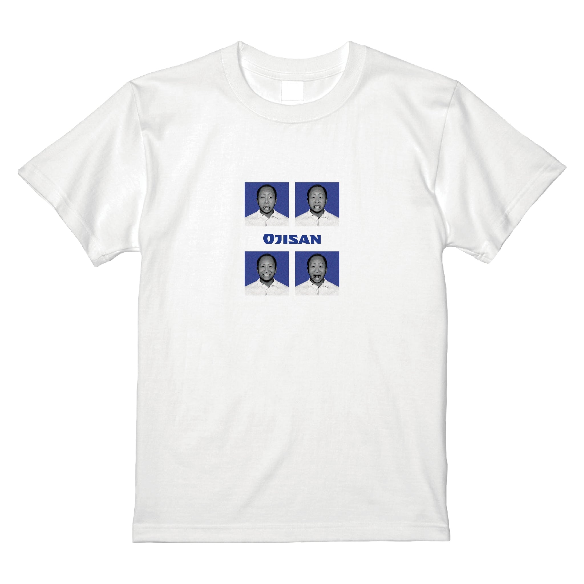 おじさんTシャツ(ホワイト・ブラック)