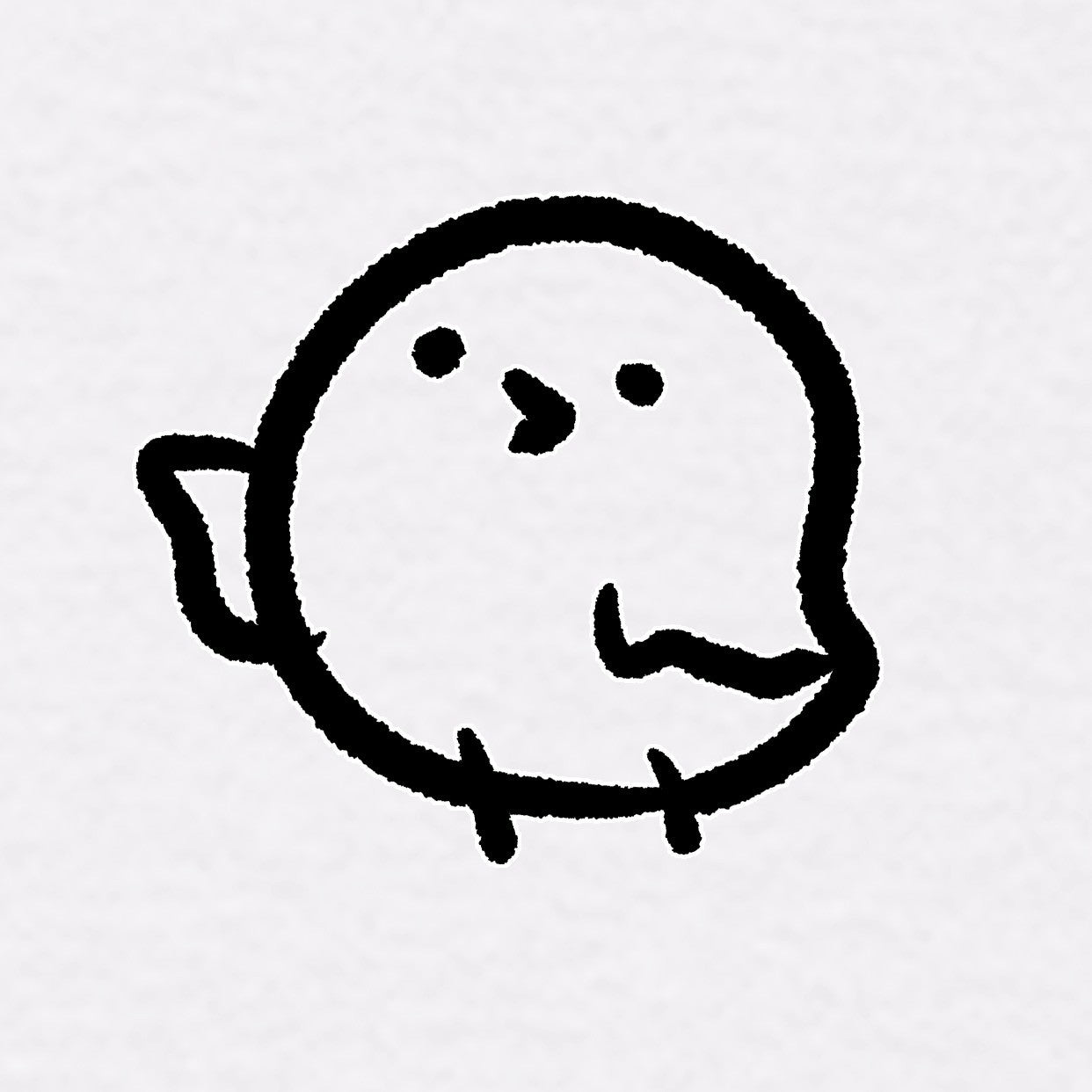 雫さんが描いたワンポイントTシャツ