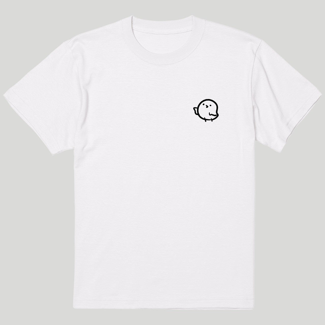雫さんが描いたワンポイントTシャツ