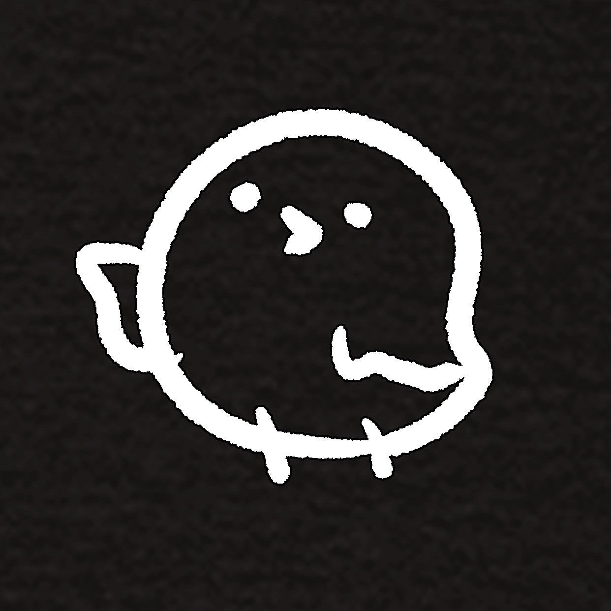 雫さんが描いたワンポイントTシャツ