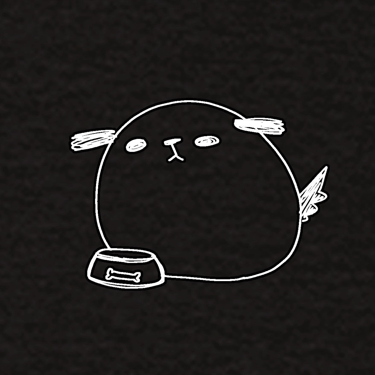 牧島さんが描いたワンポイントTシャツ