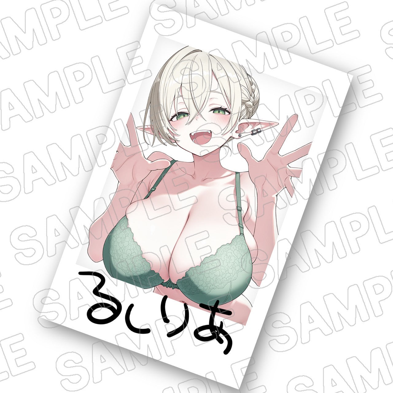 下着エルフママチェキ風フォト