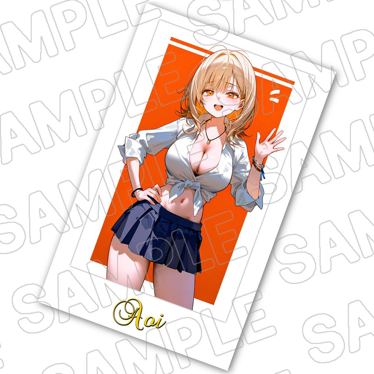 「あおい」チェキ風フォト制服ver