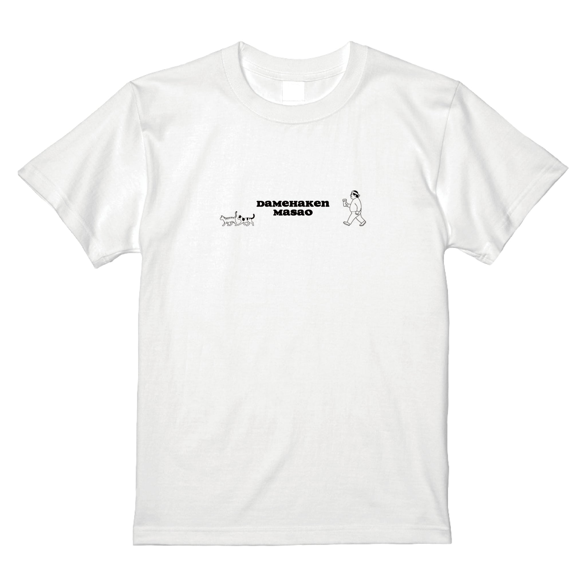 まさおとモナとリップルTシャツ(ブラック・ホワイト)