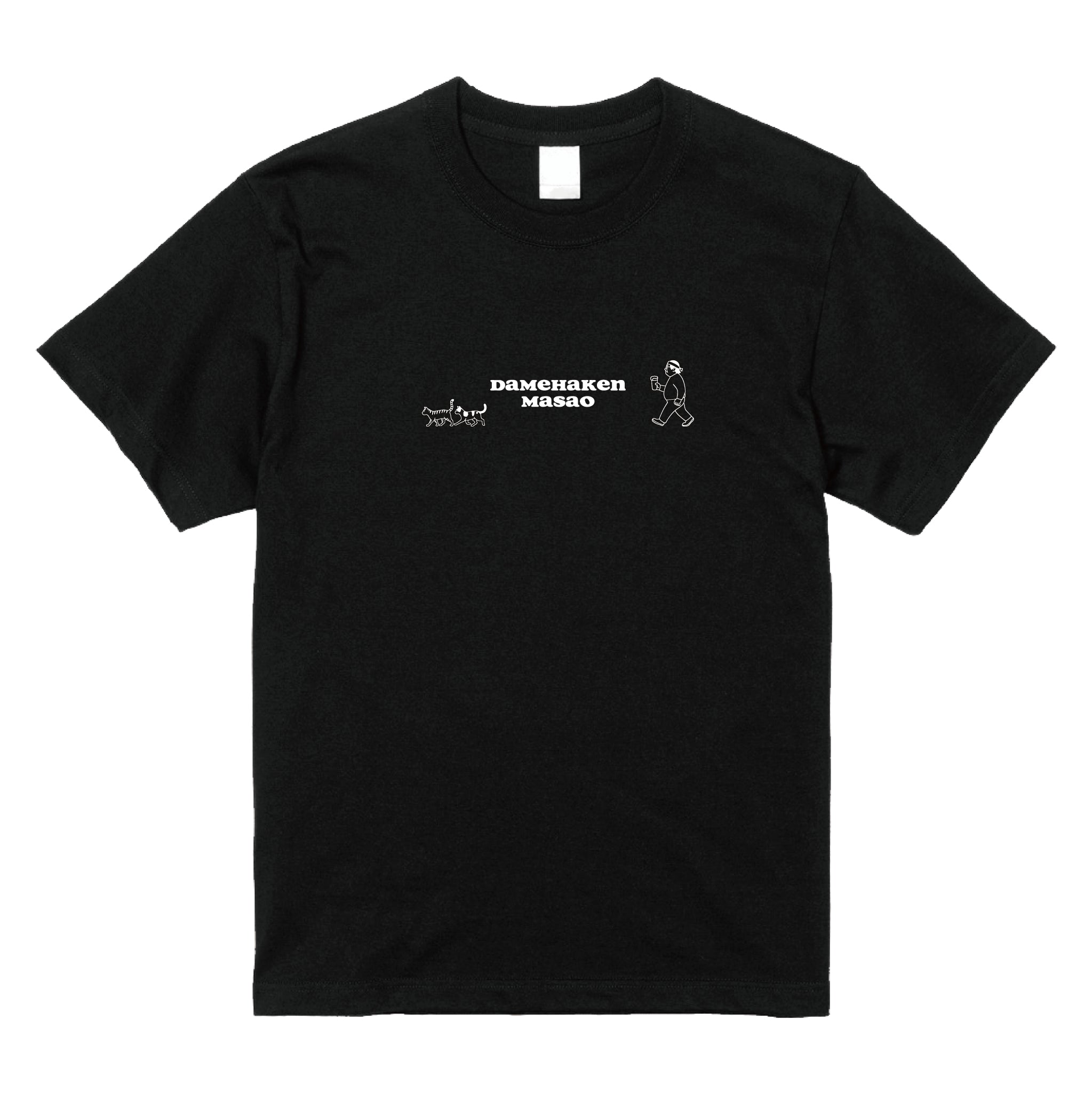 まさおとモナとリップルTシャツ(ブラック・ホワイト)