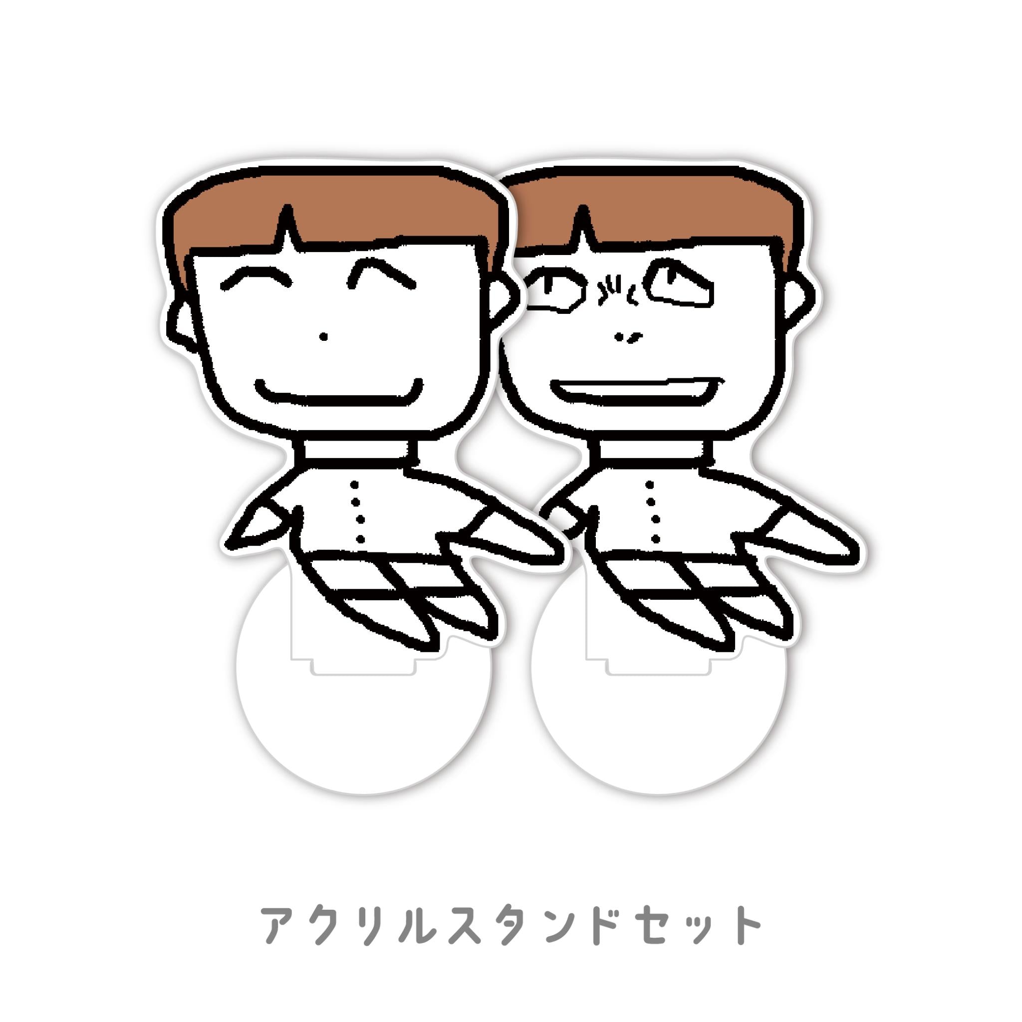 【お得!!!】ホワイトロゴ・アクリルスタンドセット