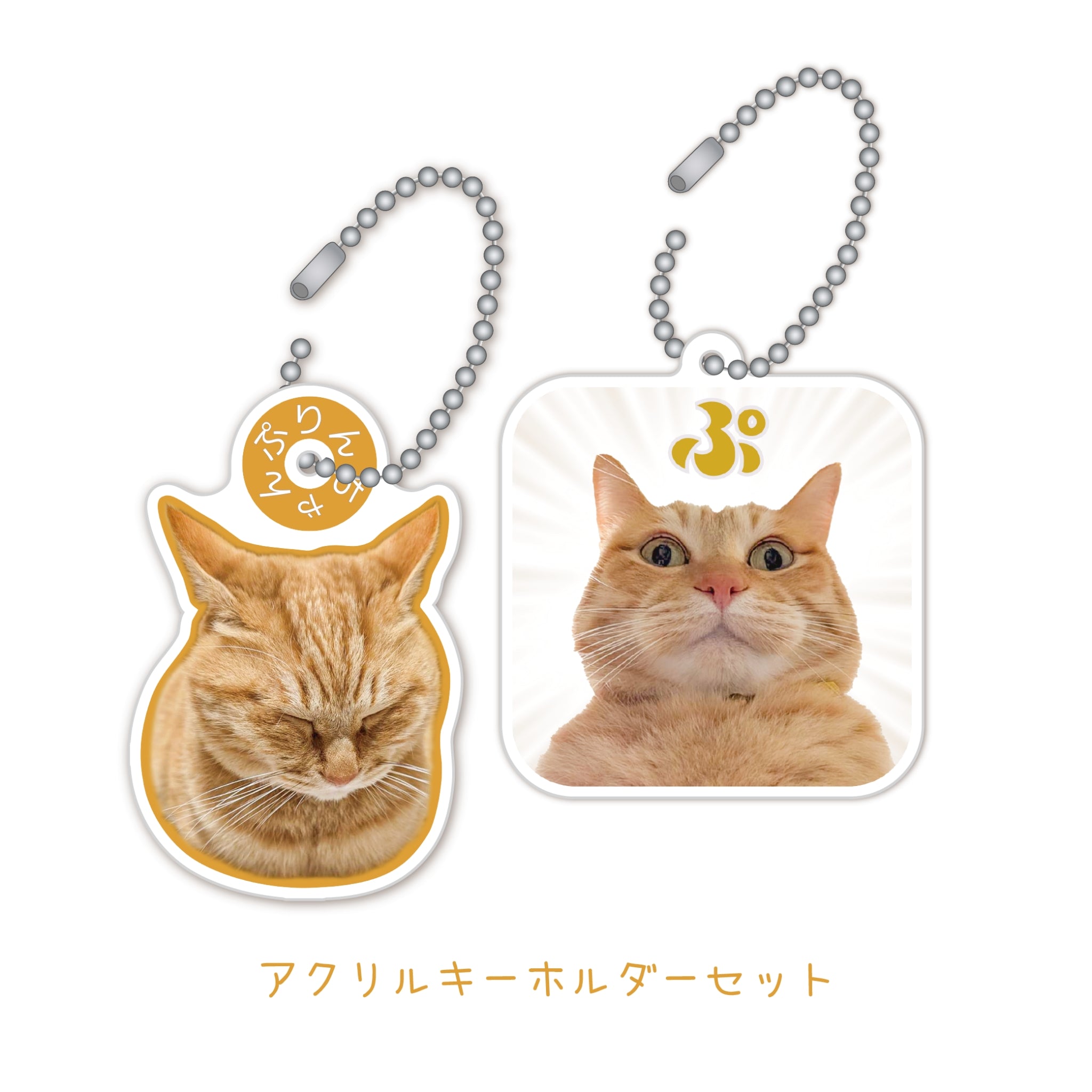 ぷりんちゃんアクキーセット