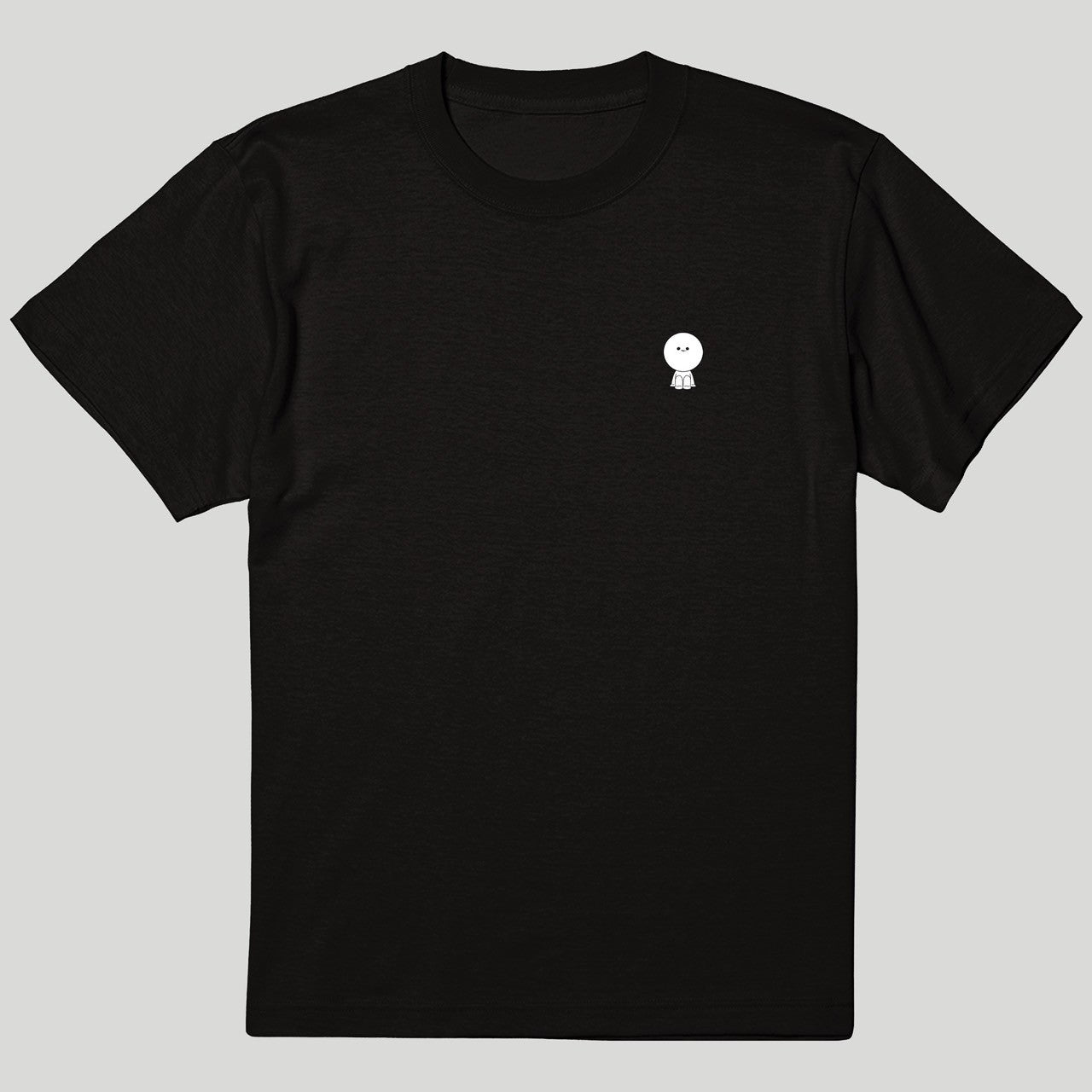 ふじこ刺繍Tシャツ　黒