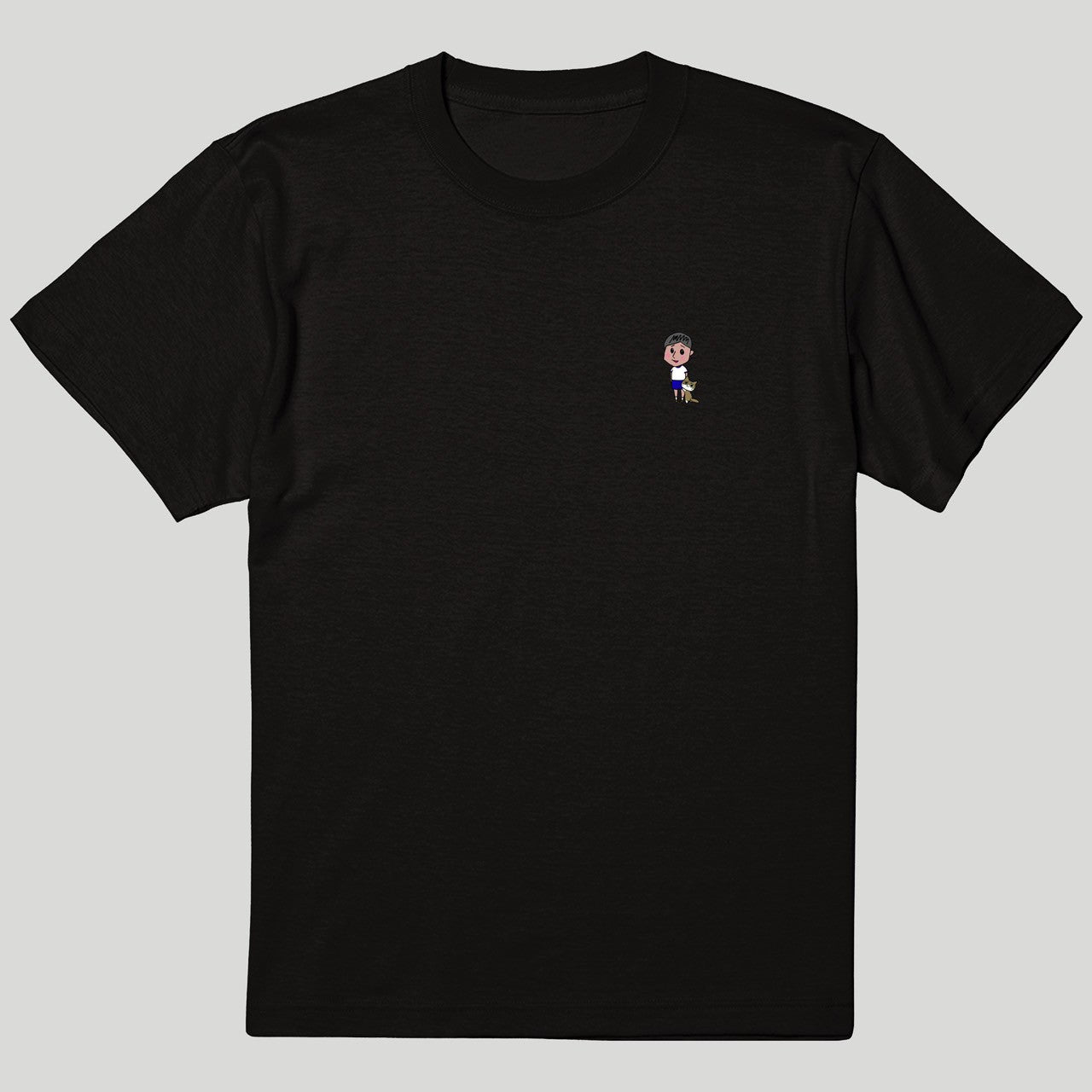 ☆けーとくん&キリルくんTシャツ　白/黒
