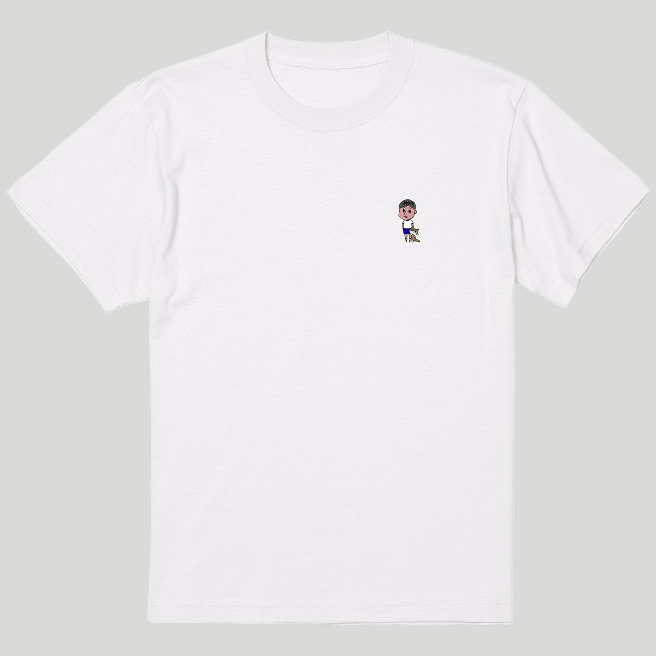 ☆けーとくん&キリルくんTシャツ　白/黒