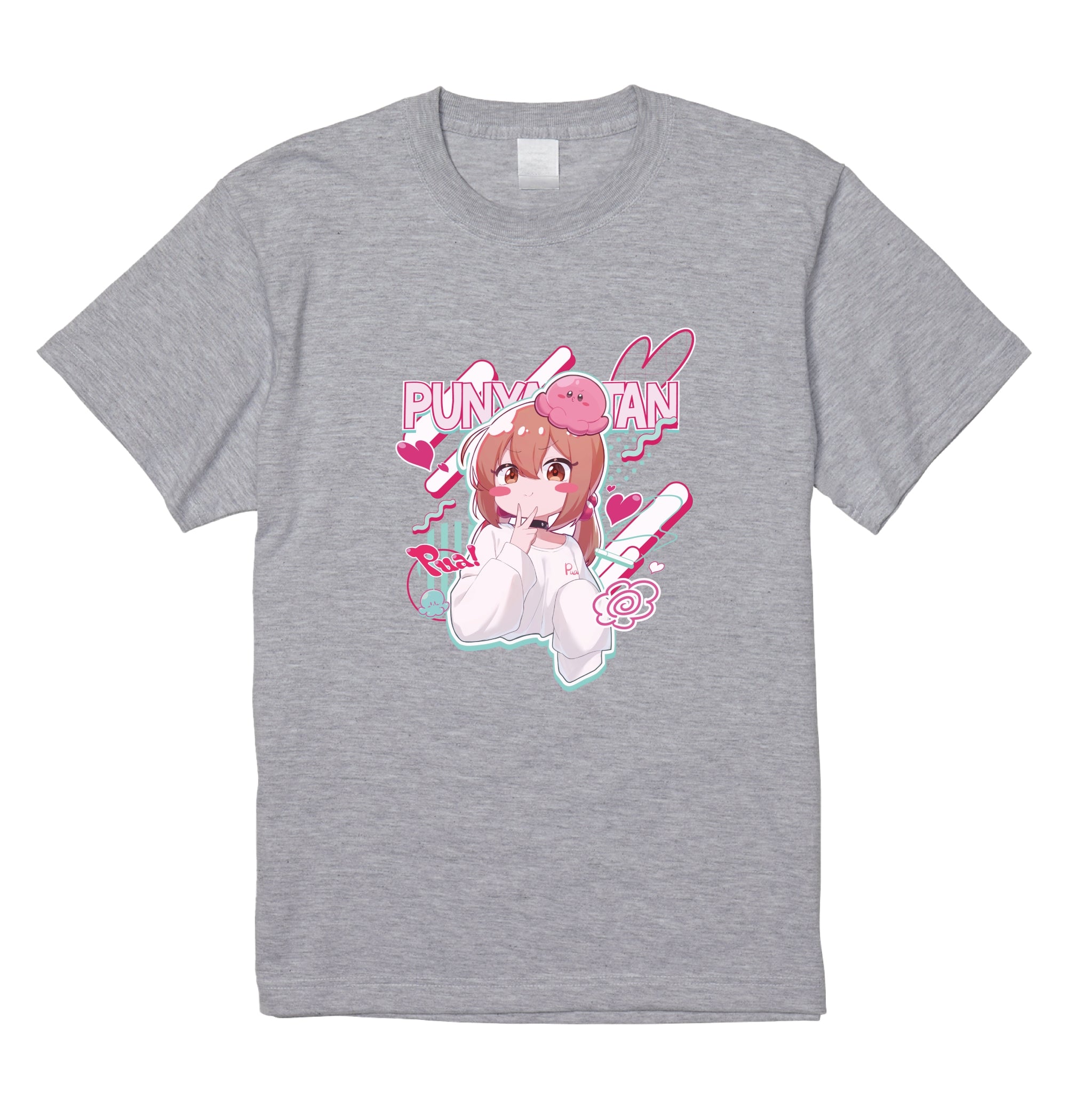 全面ぷんやりイラストTシャツ