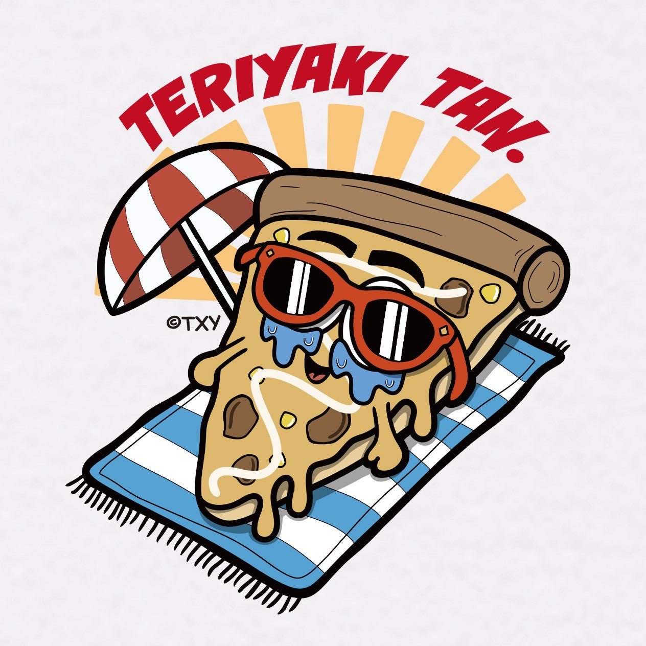 TERIYAKI PIZZA Tシャツ【ピザBOX付】