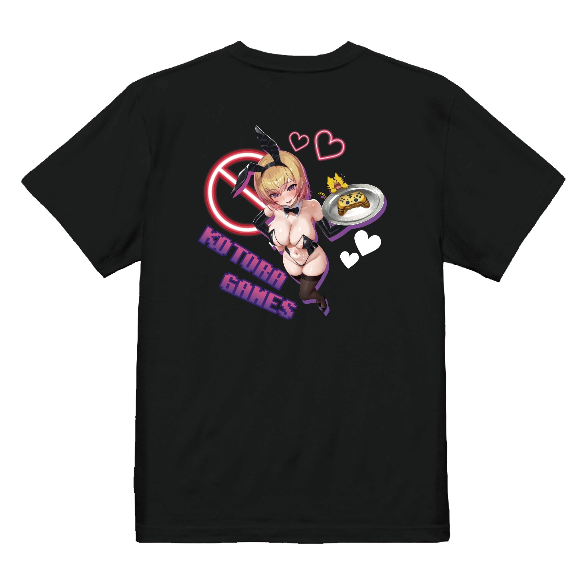 バックプリントイラストTシャツ