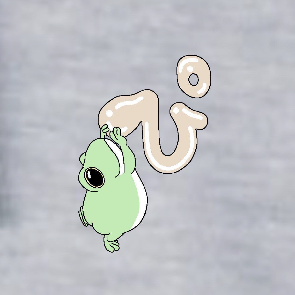 ぶらさがりイエアメちゃんパーカー