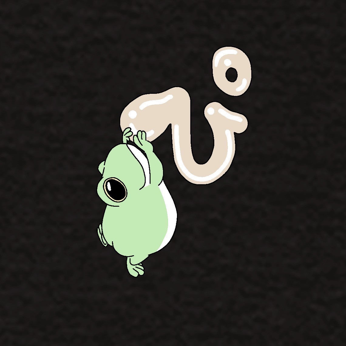 ぶらさがりイエアメちゃんTシャツ