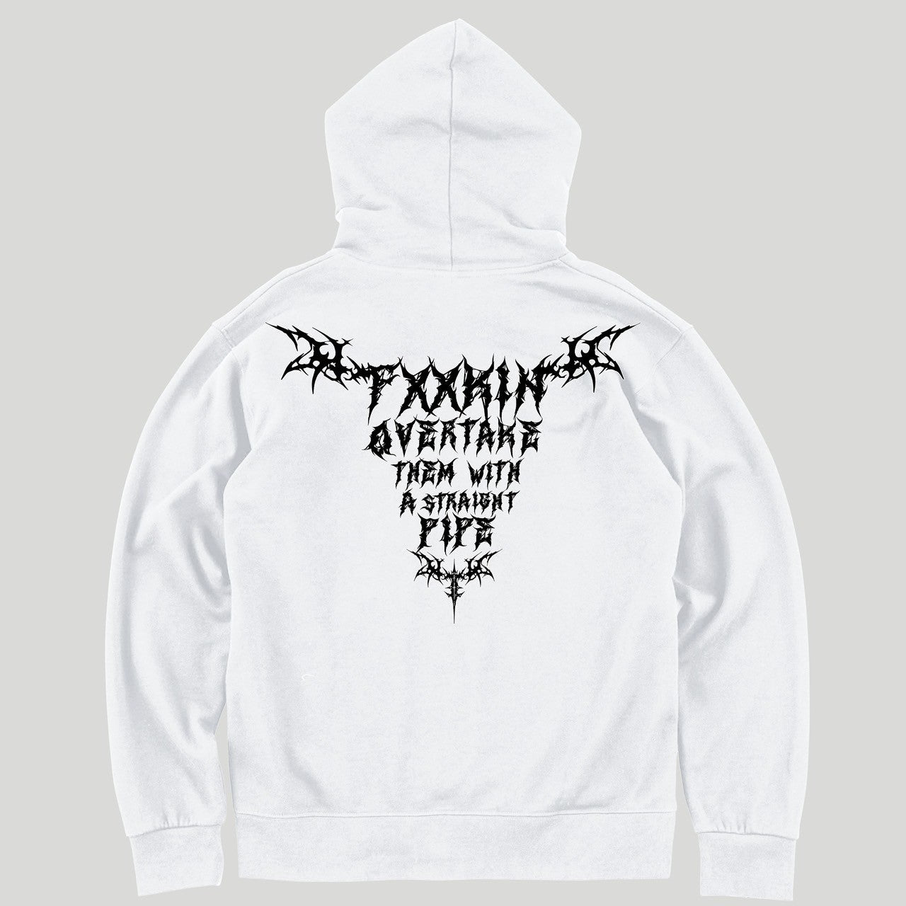 【人気再販】直管で追い越してやれパーカー