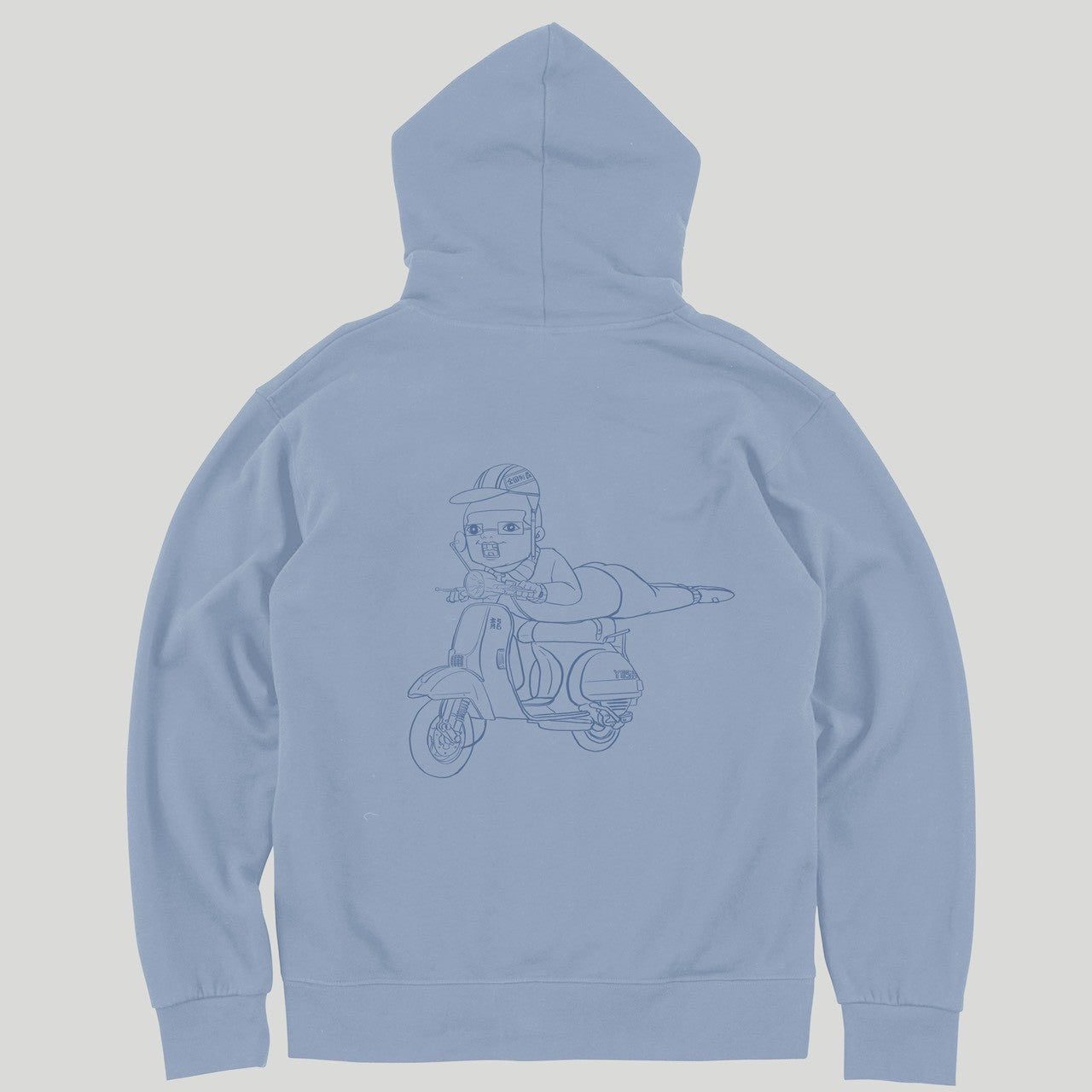 バイクverパーカー(バックプリント)