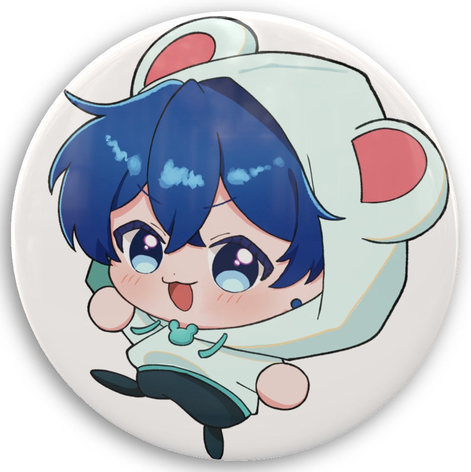 めとくま缶バッジ【送料無料】