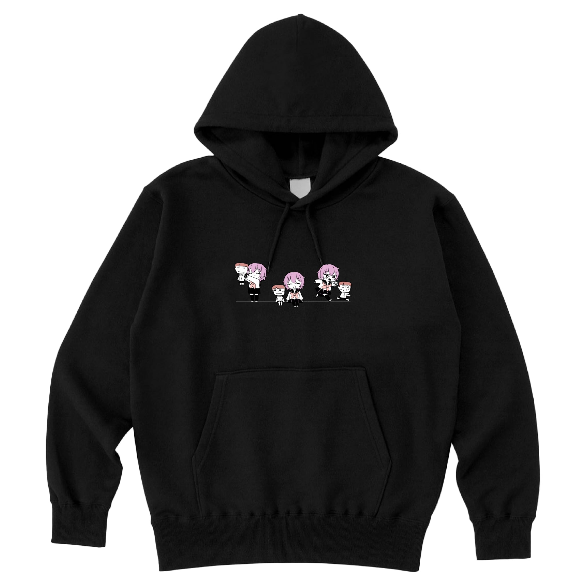 紫苑×ホワイト・シンプルカラーパーカー