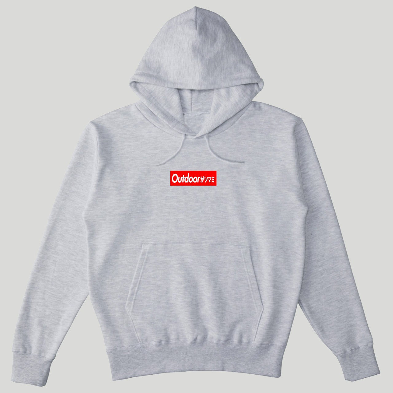 アウトドアがツマミボックスロゴパーカー