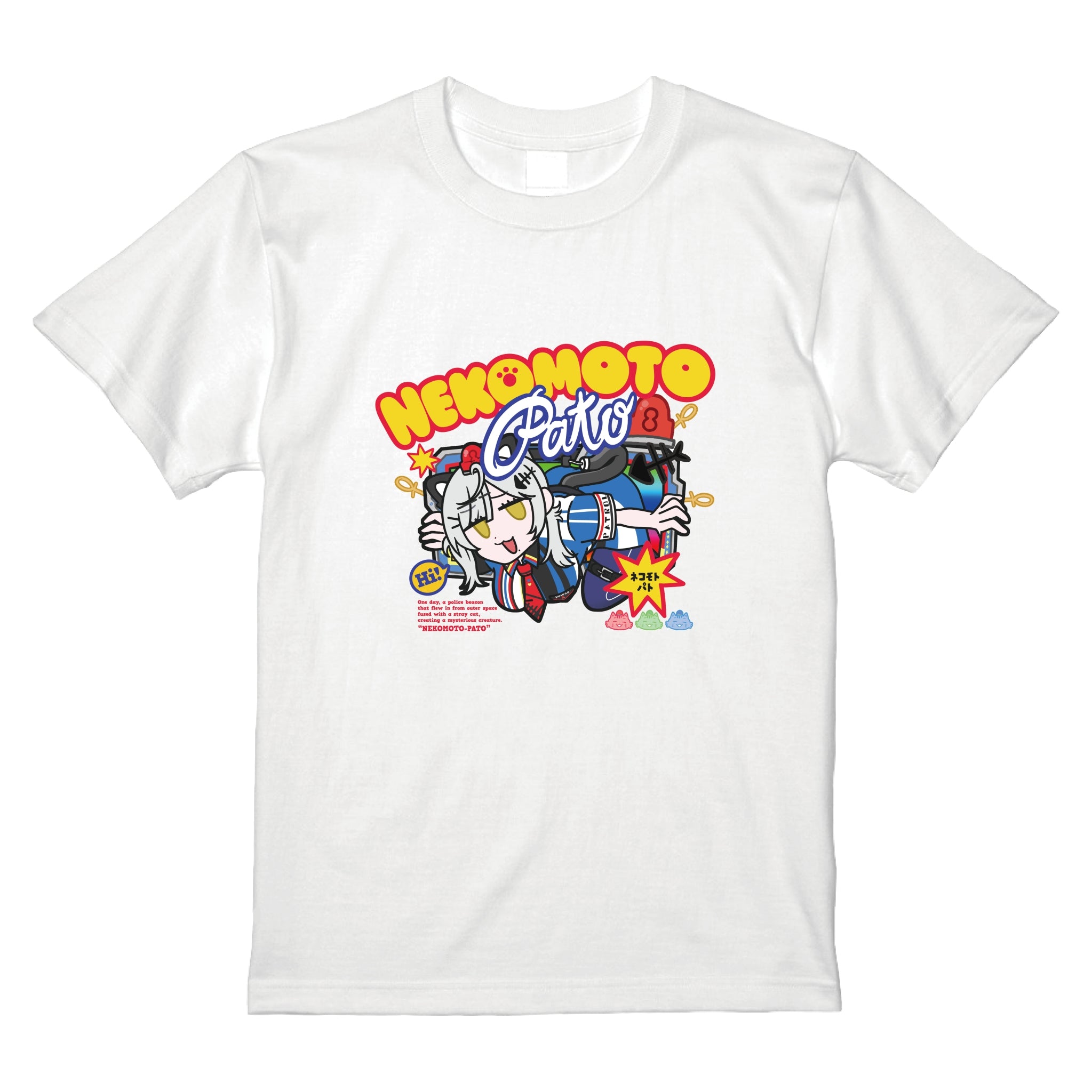 猫元パトイラストTシャツ – Orizum.world