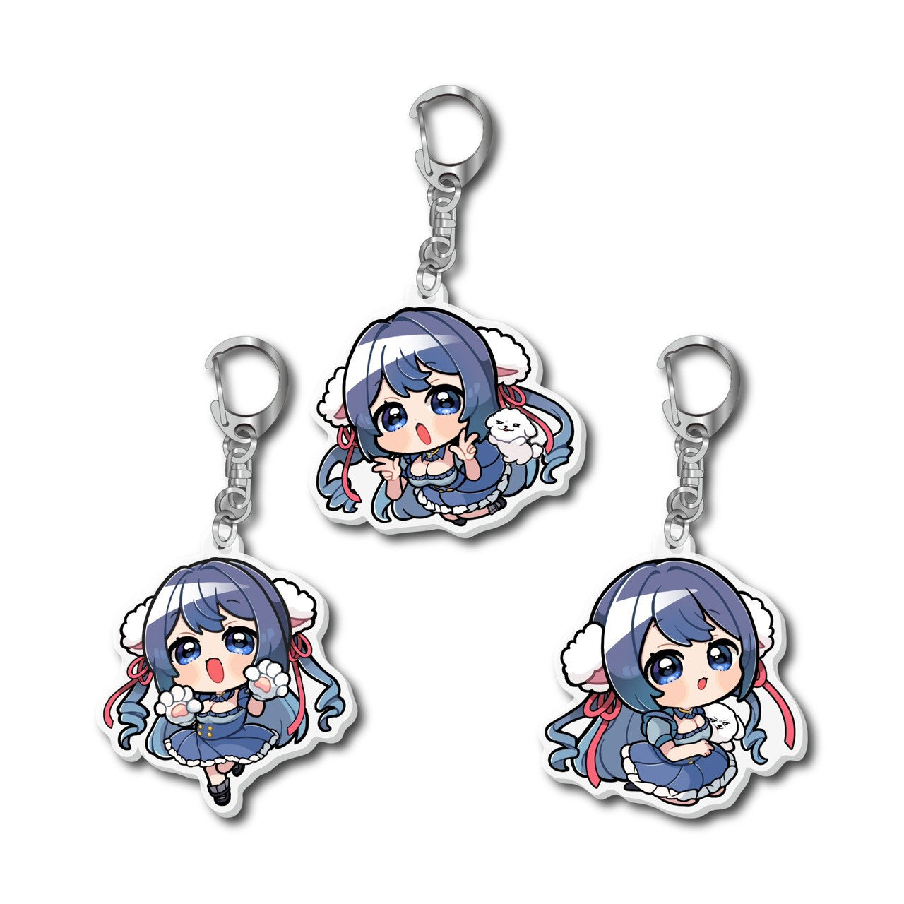 【送料無料】hanamaru 2nd Anniversary  acrylic key holder set
