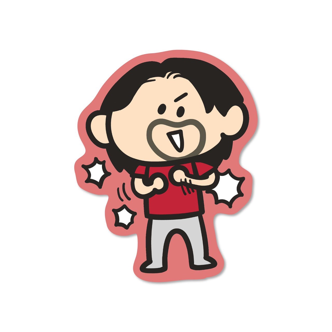 ちかや ステッカー