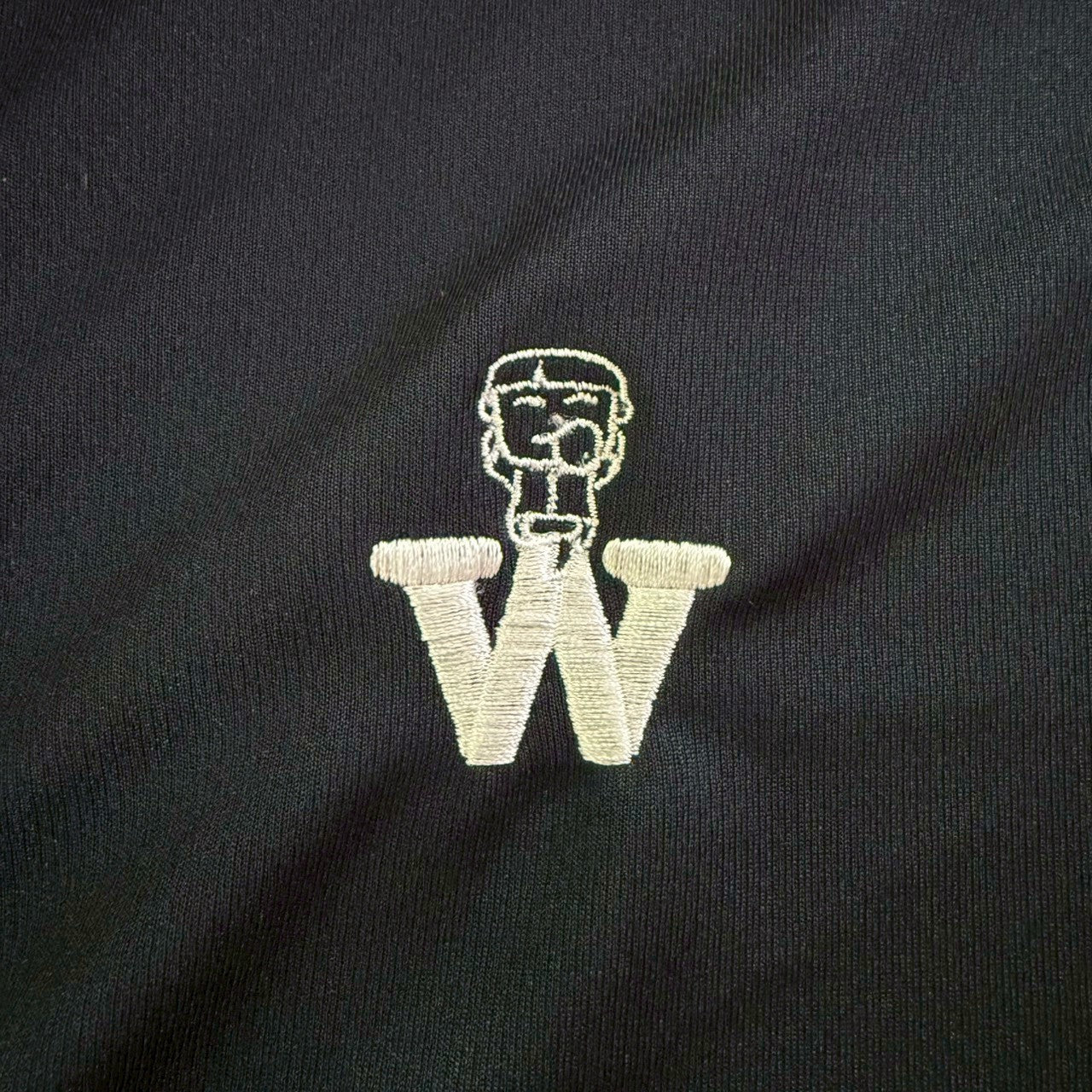 Wロゴ刺繍ポロシャツ