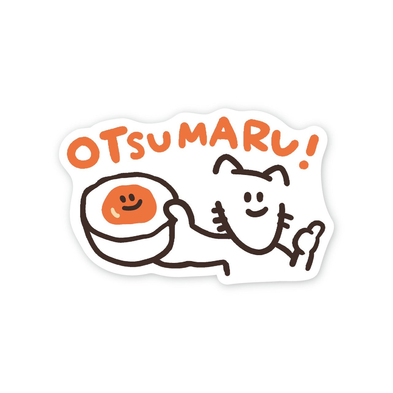 おつ丸ステッカー