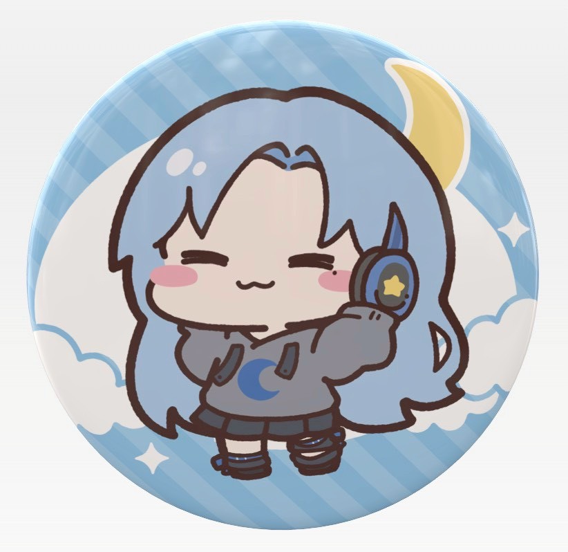 ゆりか缶バッチ