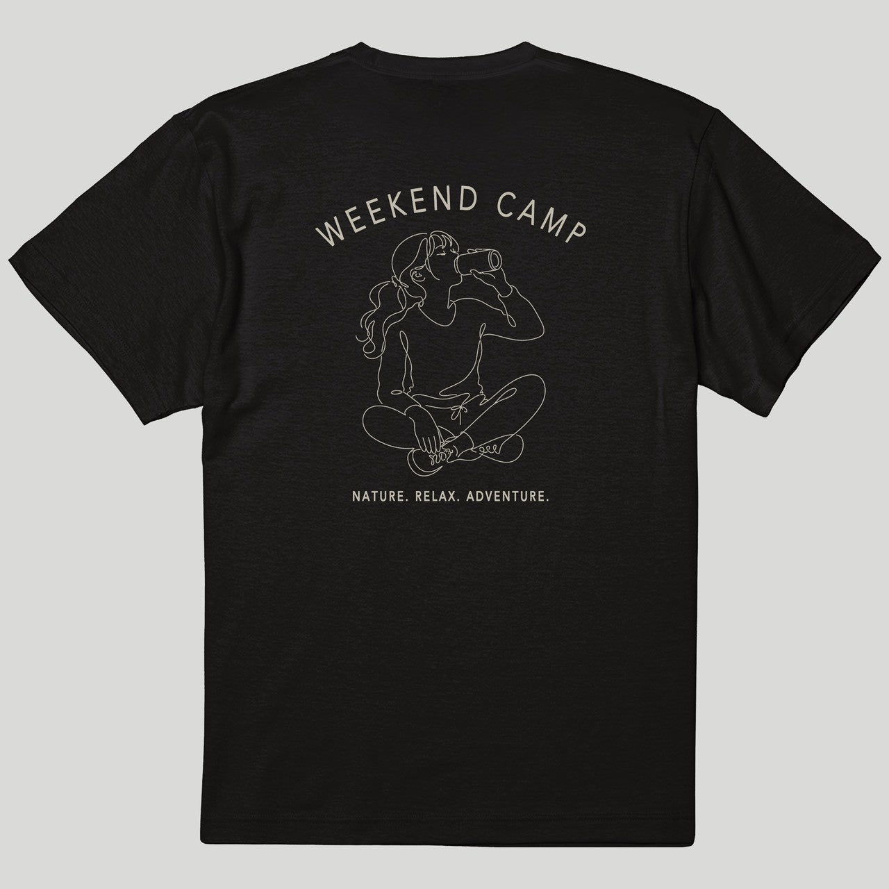 Weekend Camp イラストTシャツ