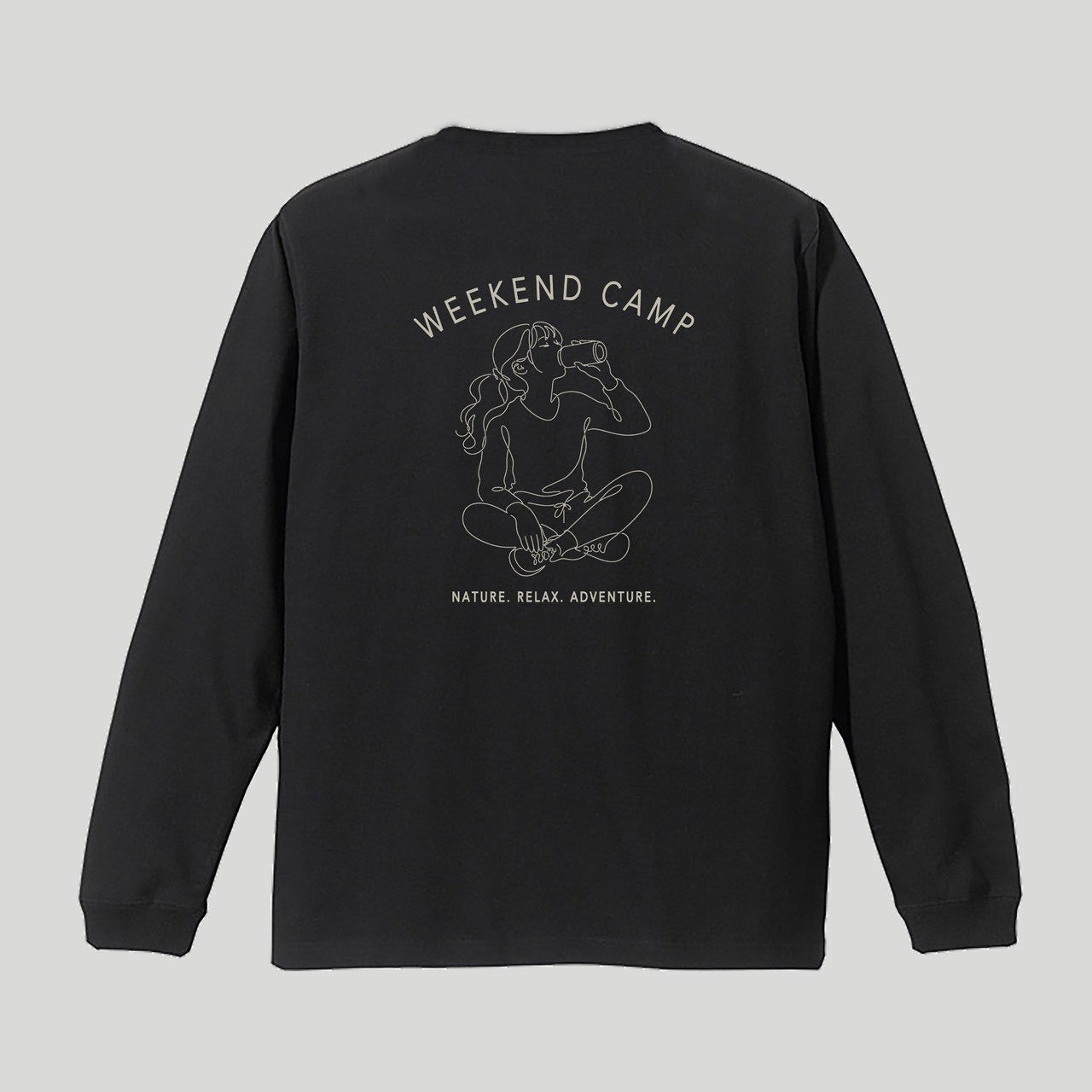 Weekend Camp イラストロングTシャツ