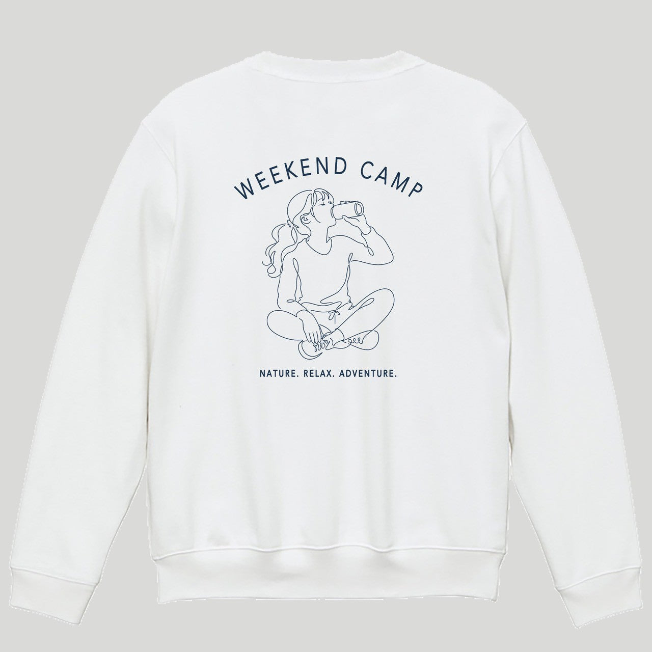 Weekend Camp イラストスウェット
