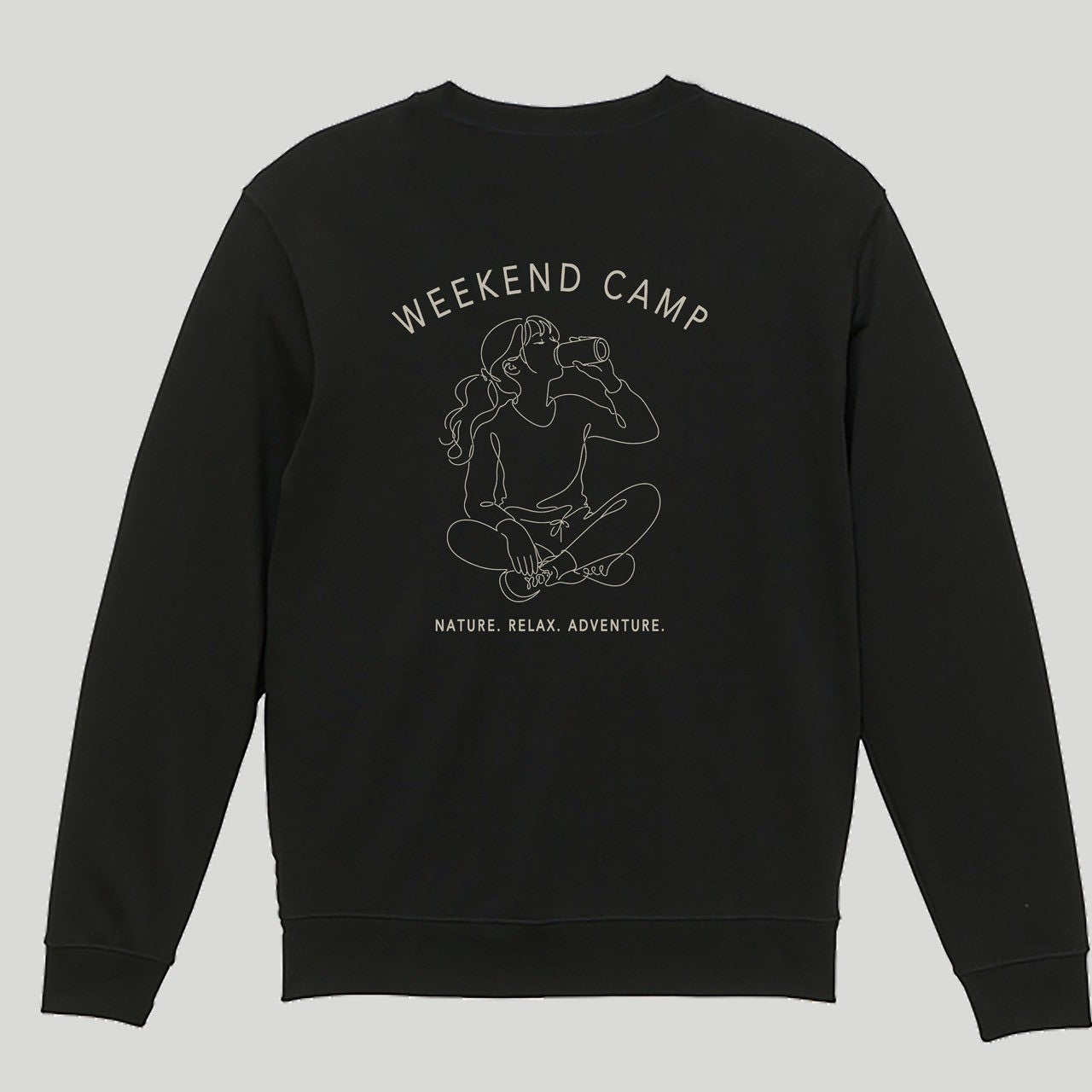 Weekend Camp イラストスウェット