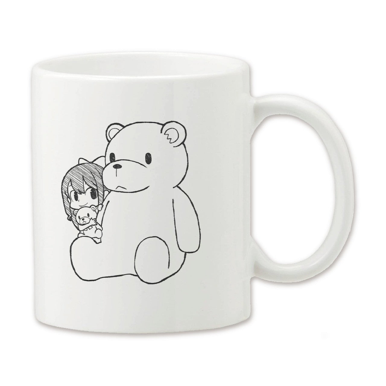 仲良し線画マグカップ
