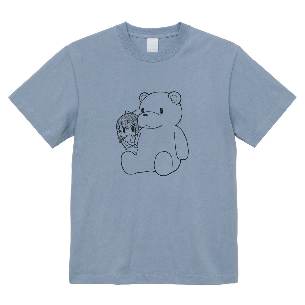 仲良し線画Tシャツ