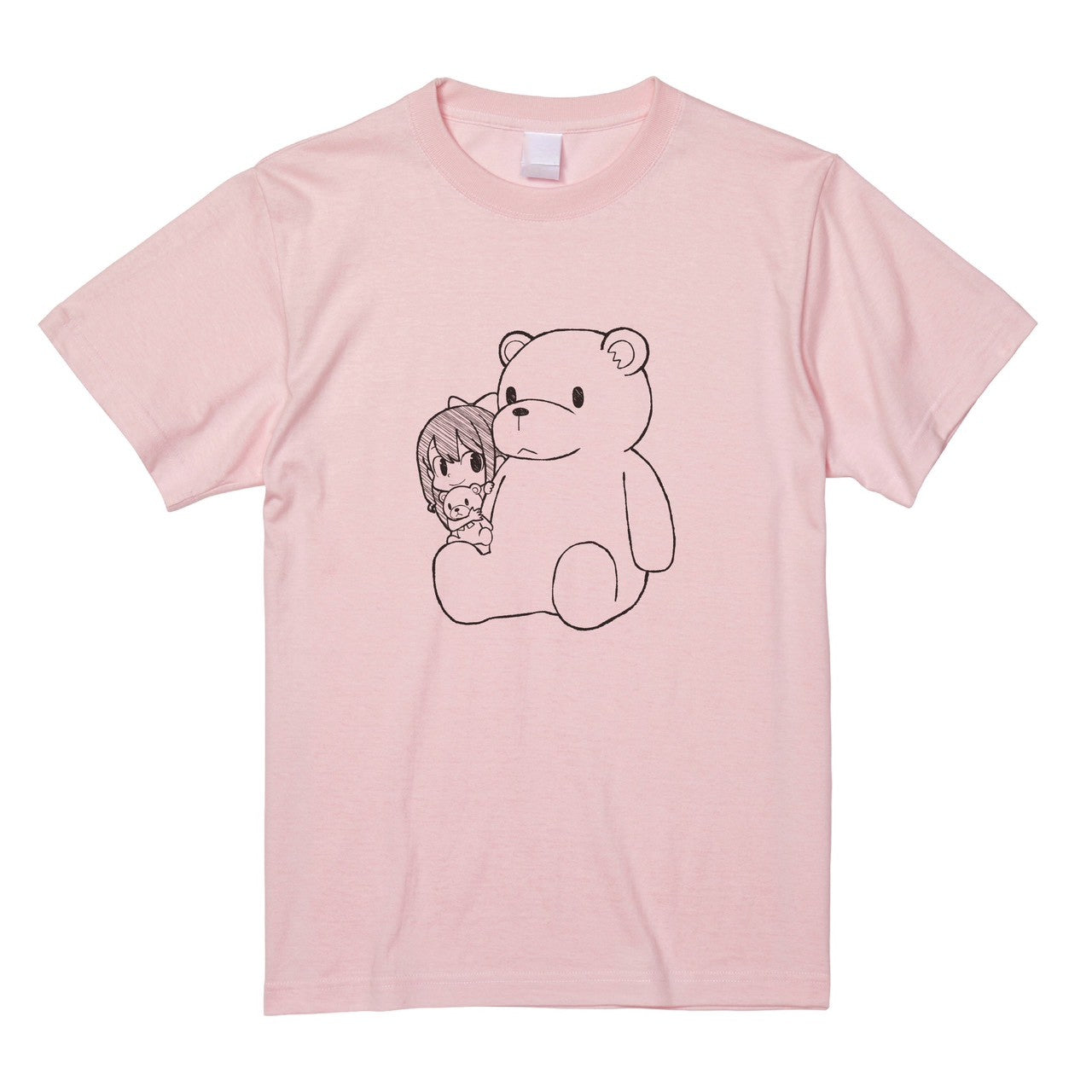 仲良し線画Tシャツ