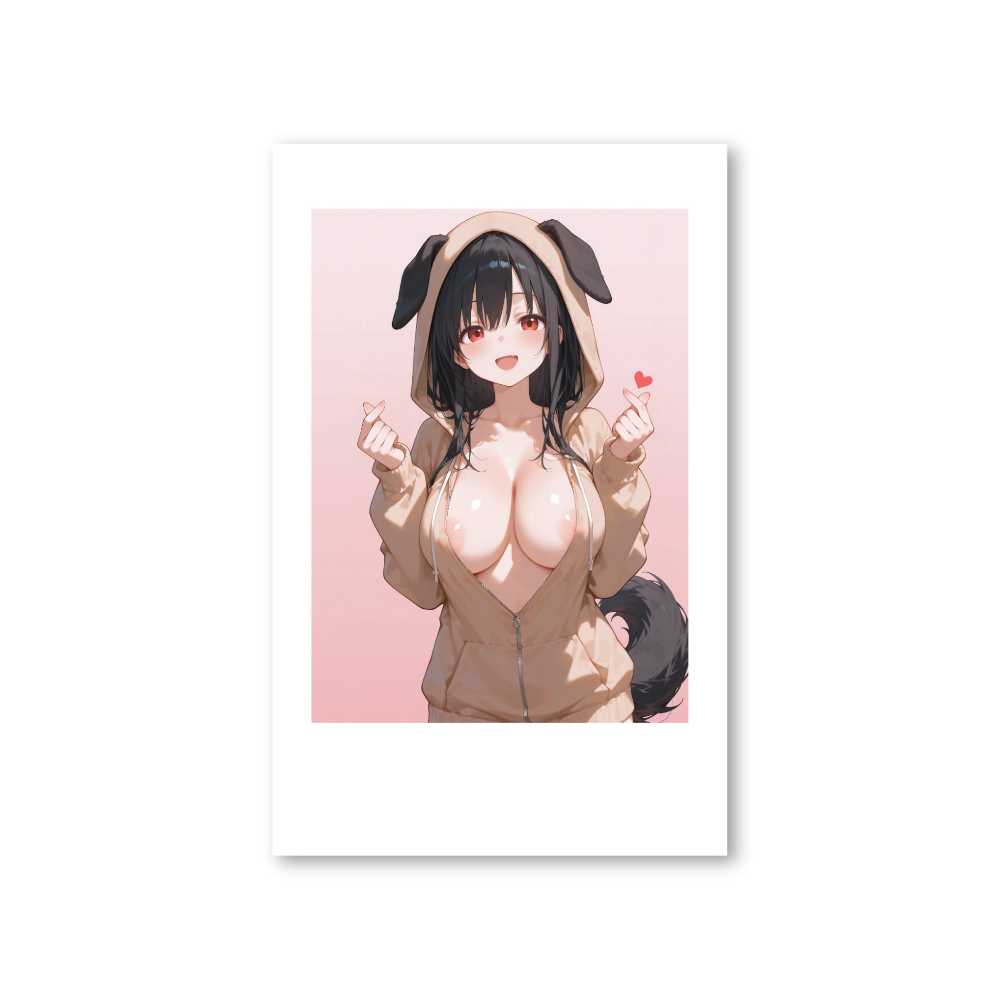 【送料無料】『七瀬怜奈』チェキ風フォト（わんこパーカー）